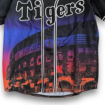阪神タイガース ユニフォーム 花火　甲子園　 デザイン　数量限定品tigers ミズノ MIZUNO 限定1000枚 花火 甲子園 ユニフォーム 阪神